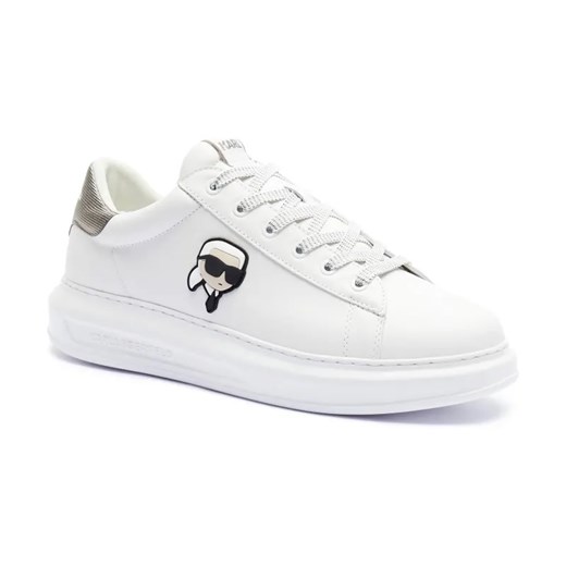 Karl Lagerfeld Skórzane sneakersy KAPRI ze sklepu Gomez Fashion Store w kategorii Buty sportowe męskie - zdjęcie 184313962