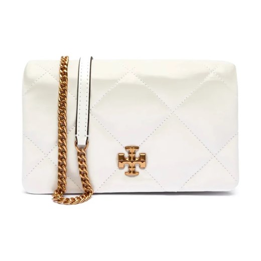 TORY BURCH Skórzana torebka na ramię Kira Diamond ze sklepu Gomez Fashion Store w kategorii Listonoszki - zdjęcie 184314003