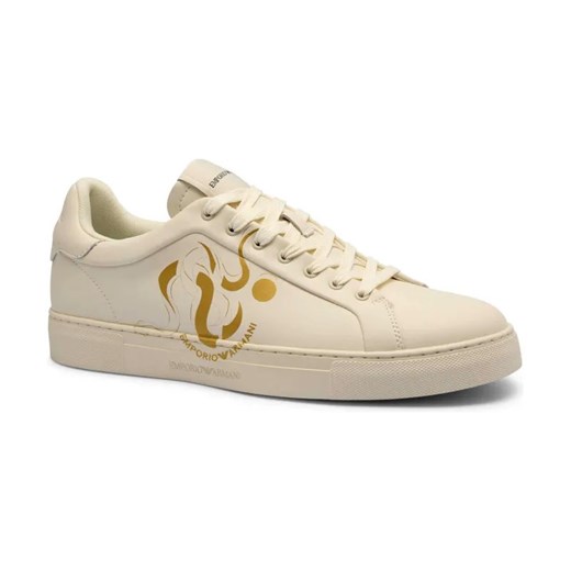 Emporio Armani Skórzane sneakersy ze sklepu Gomez Fashion Store w kategorii Buty sportowe męskie - zdjęcie 184314020