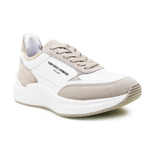 Emporio Armani Skórzane sneakersy ze sklepu Gomez Fashion Store w kategorii Buty sportowe damskie - zdjęcie 184314023