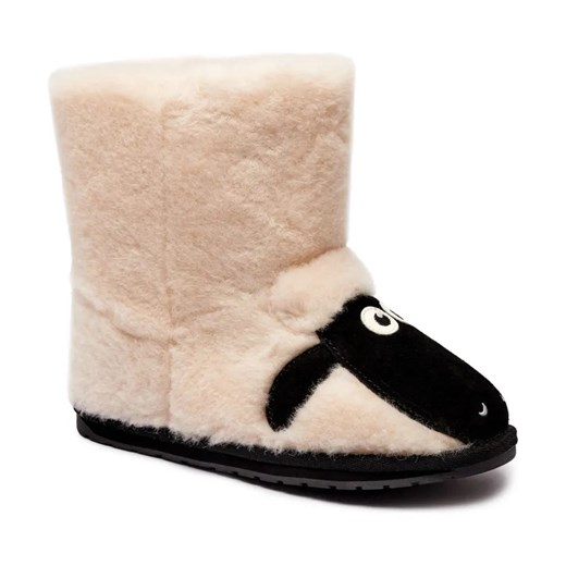 EMU Australia Skórzane śniegowce EMU Australia x Shaun The Sheep | z dodatkiem wełny ze sklepu Gomez Fashion Store w kategorii Buty zimowe dziecięce - zdjęcie 184314083