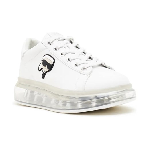 Karl Lagerfeld Skórzane sneakersy KAPRI KUSHION ze sklepu Gomez Fashion Store w kategorii Buty sportowe damskie - zdjęcie 184314110