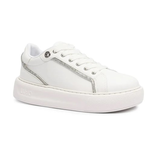 Liu Jo Skórzane sneakersy KYLIE ze sklepu Gomez Fashion Store w kategorii Buty sportowe damskie - zdjęcie 184314112