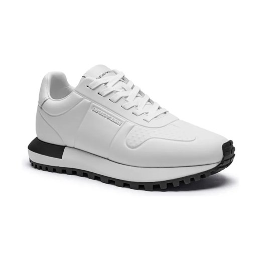Emporio Armani Skórzane sneakersy ze sklepu Gomez Fashion Store w kategorii Buty sportowe męskie - zdjęcie 184314134