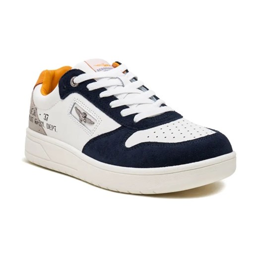 Aeronautica Militare Skórzane sneakersy ze sklepu Gomez Fashion Store w kategorii Buty sportowe męskie - zdjęcie 184314163