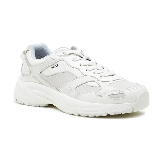 BOSS BLACK Skórzane sneakersy Levitt_Runn_lt ze sklepu Gomez Fashion Store w kategorii Buty sportowe męskie - zdjęcie 184314164