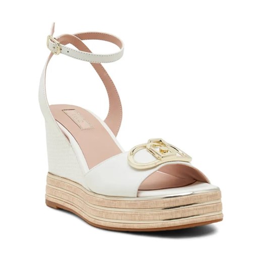 Liu Jo Skórzane koturny KAREN 01 ze sklepu Gomez Fashion Store w kategorii Espadryle damskie - zdjęcie 184314174