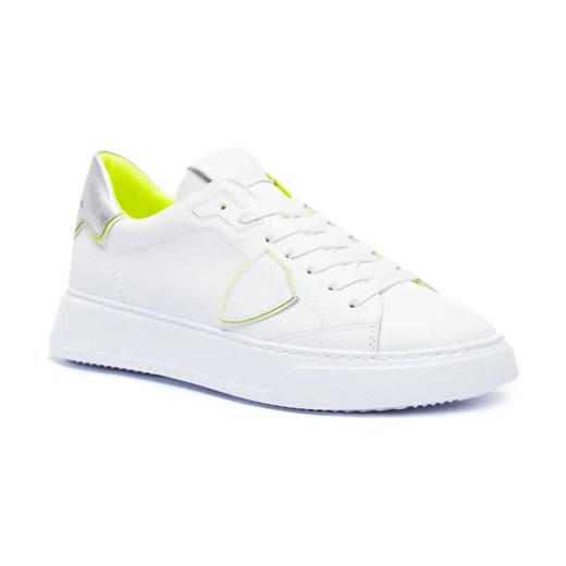 Philippe Model Skórzane sneakersy TEMPLE ze sklepu Gomez Fashion Store w kategorii Buty sportowe męskie - zdjęcie 184314200