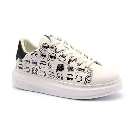 Karl Lagerfeld Skórzane sneakersy Twin NFT Graffiti ze sklepu Gomez Fashion Store w kategorii Buty sportowe męskie - zdjęcie 184314212