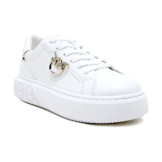 Pinko Skórzane sneakersy YOKO ze sklepu Gomez Fashion Store w kategorii Buty sportowe damskie - zdjęcie 184314290