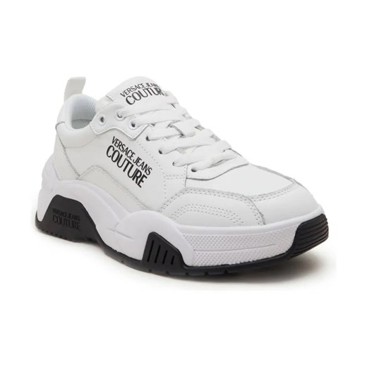 Versace Jeans Couture Skórzane sneakersy ze sklepu Gomez Fashion Store w kategorii Buty sportowe damskie - zdjęcie 184314324