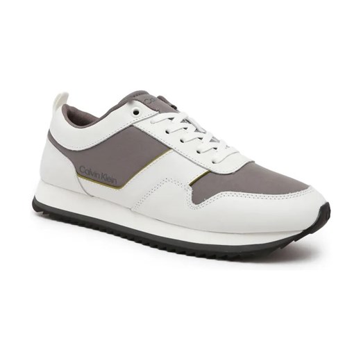 Calvin Klein Skórzane sneakersy LOW TOP LACE UP MIX ze sklepu Gomez Fashion Store w kategorii Buty sportowe męskie - zdjęcie 184314343