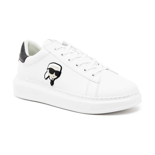 Karl Lagerfeld Skórzane sneakersy KAPRI Karl NFT Lo Lace ze sklepu Gomez Fashion Store w kategorii Buty sportowe męskie - zdjęcie 184314430
