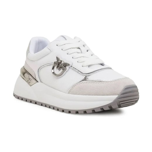 Pinko Skórzane sneakersy ze sklepu Gomez Fashion Store w kategorii Buty sportowe damskie - zdjęcie 184314431