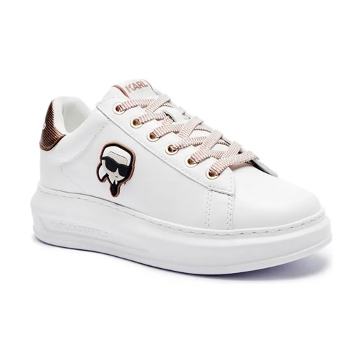 Karl Lagerfeld Skórzane sneakersy KAPRI NFT ze sklepu Gomez Fashion Store w kategorii Buty sportowe damskie - zdjęcie 184314441