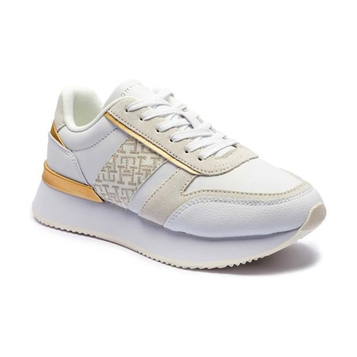 Tommy Hilfiger Skórzane sneakersy Lux Monogram Runner ze sklepu Gomez Fashion Store w kategorii Buty sportowe damskie - zdjęcie 184314493