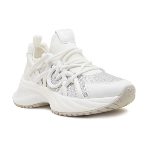 Pinko Skórzane sneakersy ARIEL 01 ze sklepu Gomez Fashion Store w kategorii Buty sportowe damskie - zdjęcie 184314513