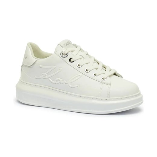 Karl Lagerfeld Skórzane sneakersy KAPRI ze sklepu Gomez Fashion Store w kategorii Buty sportowe damskie - zdjęcie 184314560