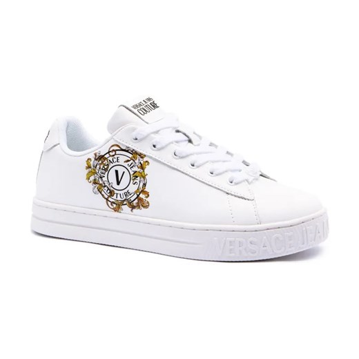 Versace Jeans Couture Sneakersy COURT 88 | z dodatkiem skóry ze sklepu Gomez Fashion Store w kategorii Buty sportowe damskie - zdjęcie 184314572