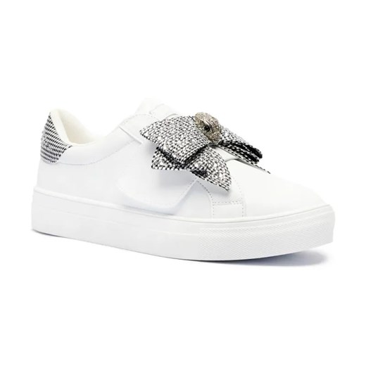 Kurt Geiger Skórzane sneakersy MINI LANEY BOW Kurt Geiger 33 Gomez Fashion Store okazja