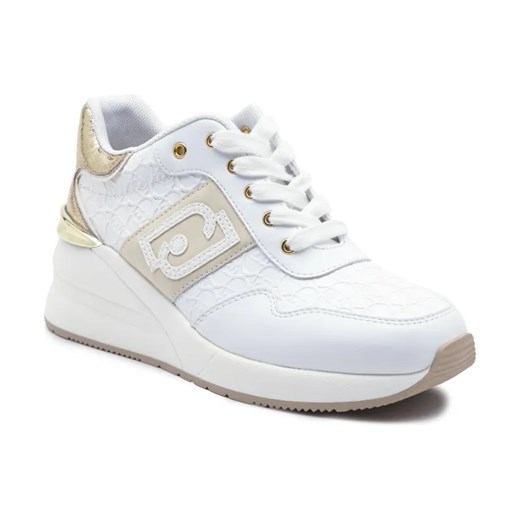 Liu Jo Sneakersy ALYSSA | z dodatkiem skóry ze sklepu Gomez Fashion Store w kategorii Buty sportowe damskie - zdjęcie 184314671