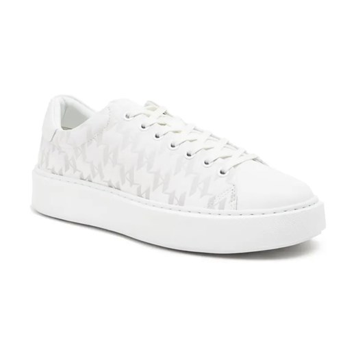 Karl Lagerfeld Skórzane sneakersy MAXI KUP ze sklepu Gomez Fashion Store w kategorii Buty sportowe męskie - zdjęcie 184314684
