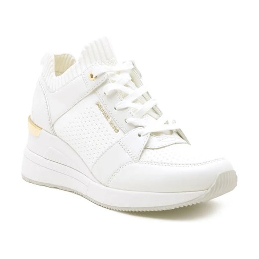 Michael Kors Sneakersy GEORGIE KNIT | z dodatkiem skóry ze sklepu Gomez Fashion Store w kategorii Buty sportowe damskie - zdjęcie 184314723