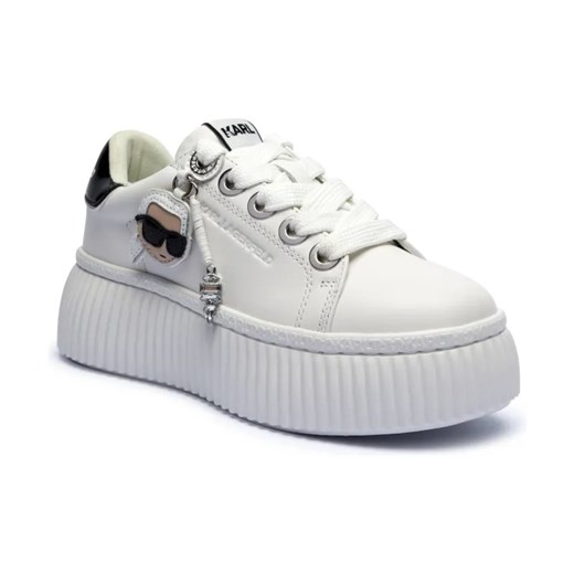 Karl Lagerfeld Skórzane sneakersy KREEPER ze sklepu Gomez Fashion Store w kategorii Buty sportowe damskie - zdjęcie 184314750