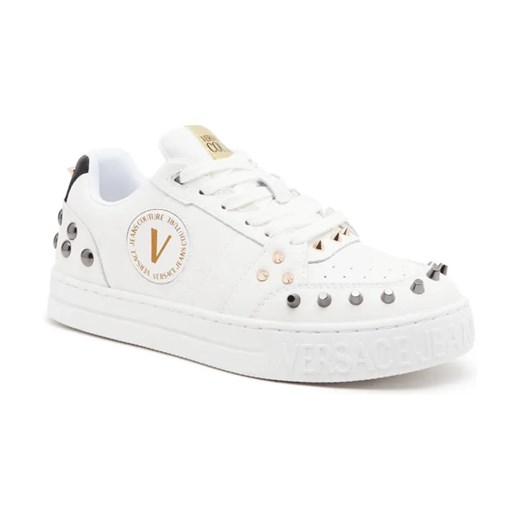 Versace Jeans Couture Skórzane sneakersy ze sklepu Gomez Fashion Store w kategorii Buty sportowe damskie - zdjęcie 184314773