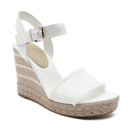 Tommy Hilfiger Koturny DENIM WEDGE | z dodatkiem skóry ze sklepu Gomez Fashion Store w kategorii Espadryle damskie - zdjęcie 184314803