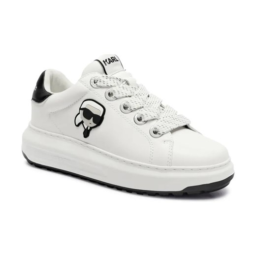 Karl Lagerfeld Skórzane sneakersy KAPRI LUG ze sklepu Gomez Fashion Store w kategorii Buty sportowe damskie - zdjęcie 184314864