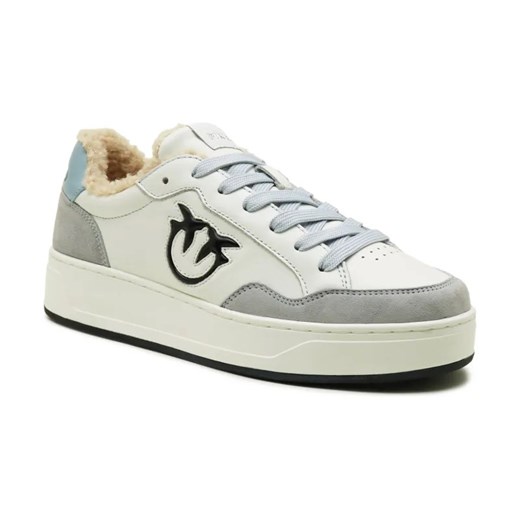 Pinko Skórzane sneakersy BONDY 2.0 SNEAKER PELLE VITELL ze sklepu Gomez Fashion Store w kategorii Buty sportowe damskie - zdjęcie 184314881