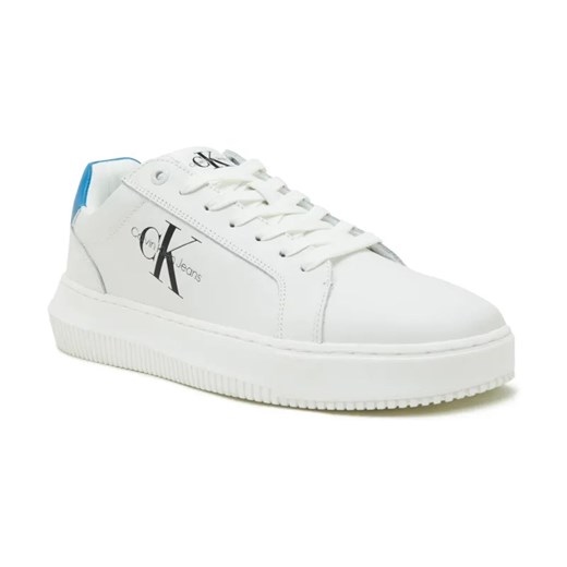 Calvin Klein Jeans Skórzane sneakersy CHUNKY CUPSOLE MONOLOGO ze sklepu Gomez Fashion Store w kategorii Buty sportowe męskie - zdjęcie 184314883