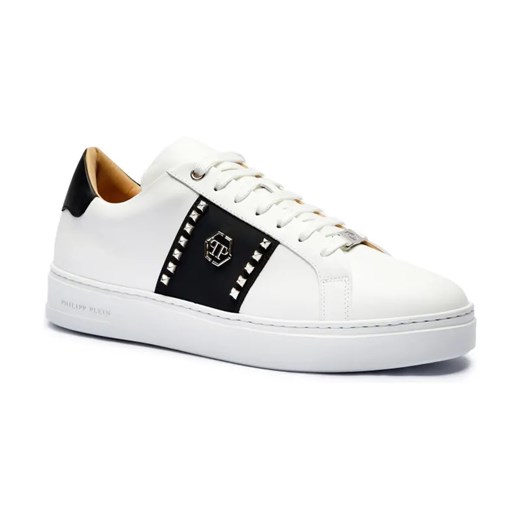 Philipp Plein Skórzane sneakersy Lo-Top ze sklepu Gomez Fashion Store w kategorii Buty sportowe męskie - zdjęcie 184314890