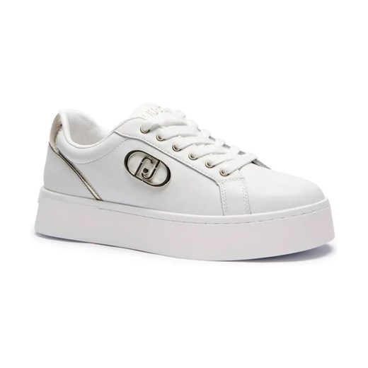 Liu Jo Skórzane sneakersy PRETTY 06 ze sklepu Gomez Fashion Store w kategorii Buty sportowe damskie - zdjęcie 184314913