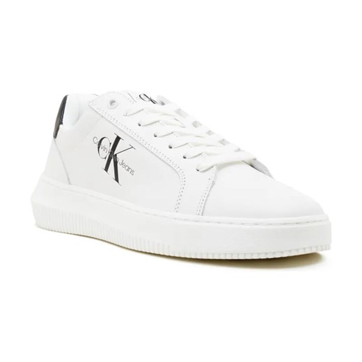 Calvin Klein Jeans Skórzane sneakersy CHUNKY CUPSOLE MONOLOGO ze sklepu Gomez Fashion Store w kategorii Buty sportowe męskie - zdjęcie 184314930