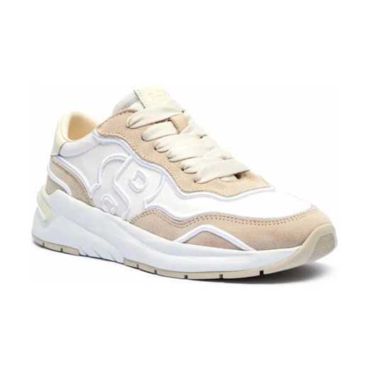 BOSS BLACK Sneakersy Skylar_Runn_mxembBB | z dodatkiem skóry ze sklepu Gomez Fashion Store w kategorii Buty sportowe damskie - zdjęcie 184314963