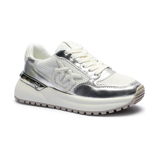 Pinko Sneakersy GEM 07 | z dodatkiem skóry ze sklepu Gomez Fashion Store w kategorii Buty sportowe damskie - zdjęcie 184314964