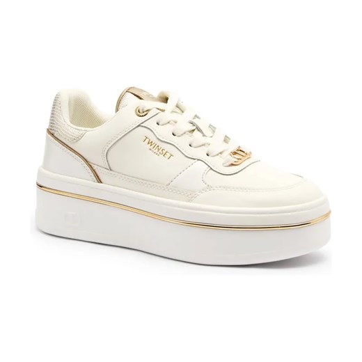 TWINSET Skórzane sneakersy ze sklepu Gomez Fashion Store w kategorii Buty sportowe damskie - zdjęcie 184315031