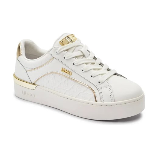 Liu Jo Skórzane sneakersy SILVIA 97 ze sklepu Gomez Fashion Store w kategorii Buty sportowe damskie - zdjęcie 184315090
