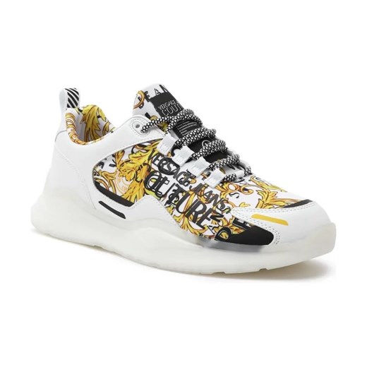 Versace Jeans Couture Sneakersy | z dodatkiem skóry ze sklepu Gomez Fashion Store w kategorii Buty sportowe męskie - zdjęcie 184315091