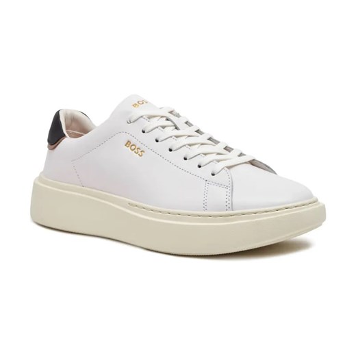 BOSS BLACK Skórzane sneakersy Amber_Runn_fl1 ze sklepu Gomez Fashion Store w kategorii Buty sportowe damskie - zdjęcie 184315230