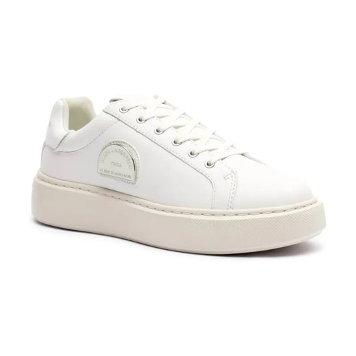 Karl Lagerfeld Skórzane sneakersy MAXI KUP ze sklepu Gomez Fashion Store w kategorii Buty sportowe damskie - zdjęcie 184315233