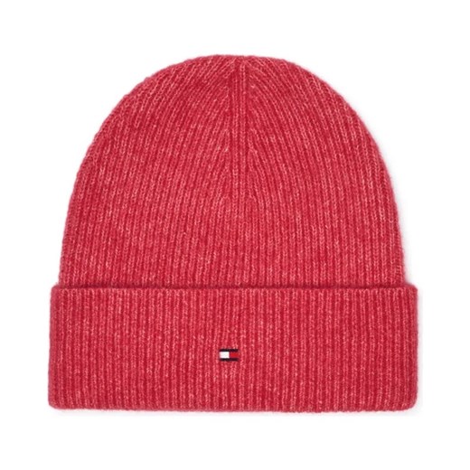 Tommy Hilfiger Czapka ESSENTIAL FLAG | z dodatkiem wełny ze sklepu Gomez Fashion Store w kategorii Czapki zimowe damskie - zdjęcie 184315571