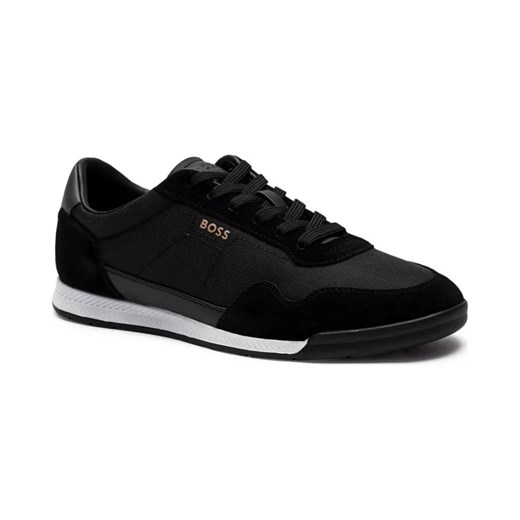 BOSS BLACK Sneakersy Titanium SL_sdtxny | z dodatkiem skóry ze sklepu Gomez Fashion Store w kategorii Buty sportowe męskie - zdjęcie 184315593