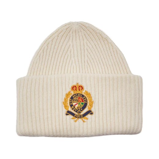 POLO RALPH LAUREN Wełniana czapka CREST ze sklepu Gomez Fashion Store w kategorii Czapki zimowe damskie - zdjęcie 184315634
