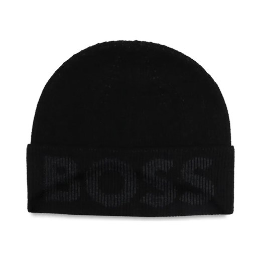 BOSS BLACK Czapka Lamichetto | z dodatkiem wełny ze sklepu Gomez Fashion Store w kategorii Czapki zimowe męskie - zdjęcie 184315714