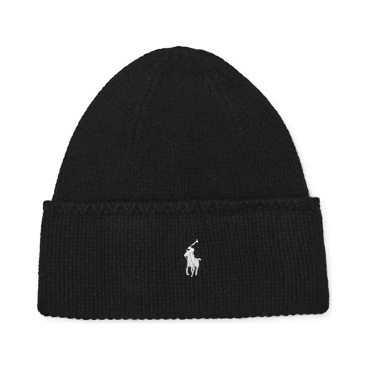 POLO RALPH LAUREN Wełniana czapka PONY ze sklepu Gomez Fashion Store w kategorii Czapki zimowe damskie - zdjęcie 184315761