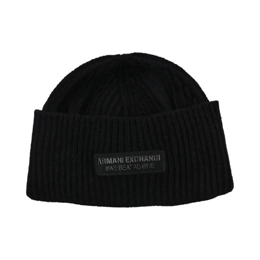 Armani Exchange Wełniana czapka ze sklepu Gomez Fashion Store w kategorii Czapki zimowe damskie - zdjęcie 184315813