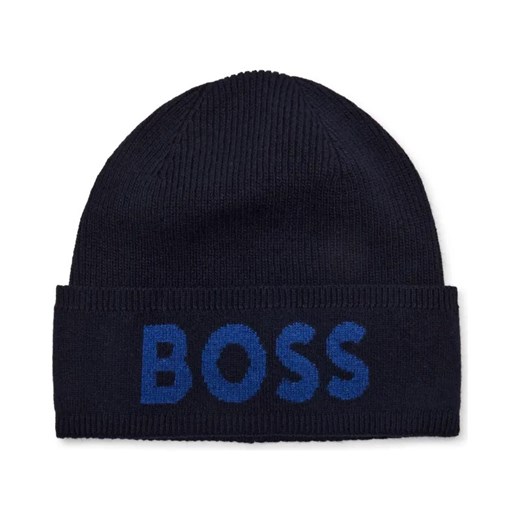 BOSS BLACK Czapka Elio | z dodatkiem wełny i kaszmiru ze sklepu Gomez Fashion Store w kategorii Czapki zimowe męskie - zdjęcie 184316083